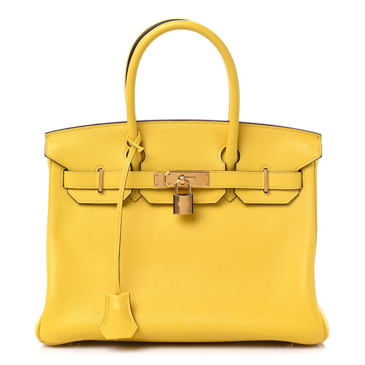 Taurillon Novillo Birkin 30 Jaune De Naples