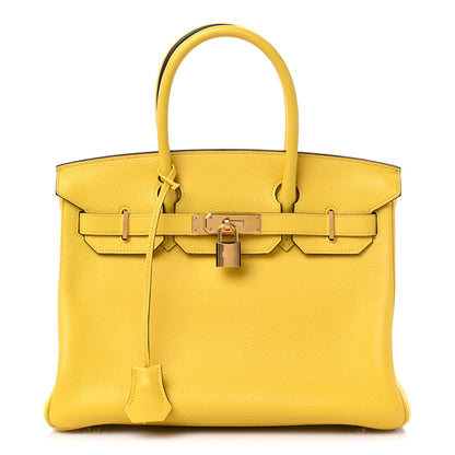 Hermes Taurillon Novillo Birkin 30 Jaune De Naples 1 of 13