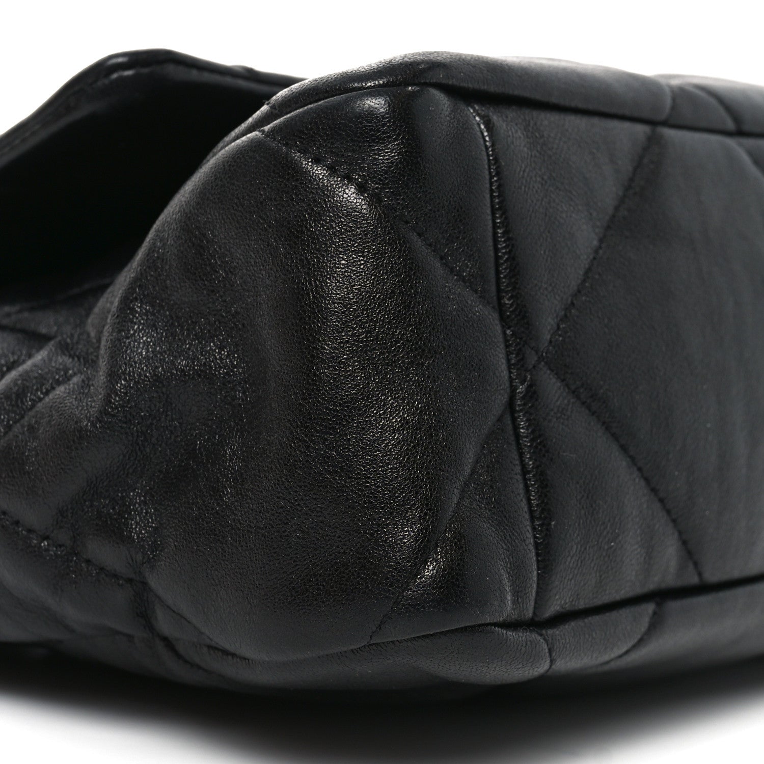 Chanel Goatskin Quilted Large Chanel 19 Flap Black 9 of 11