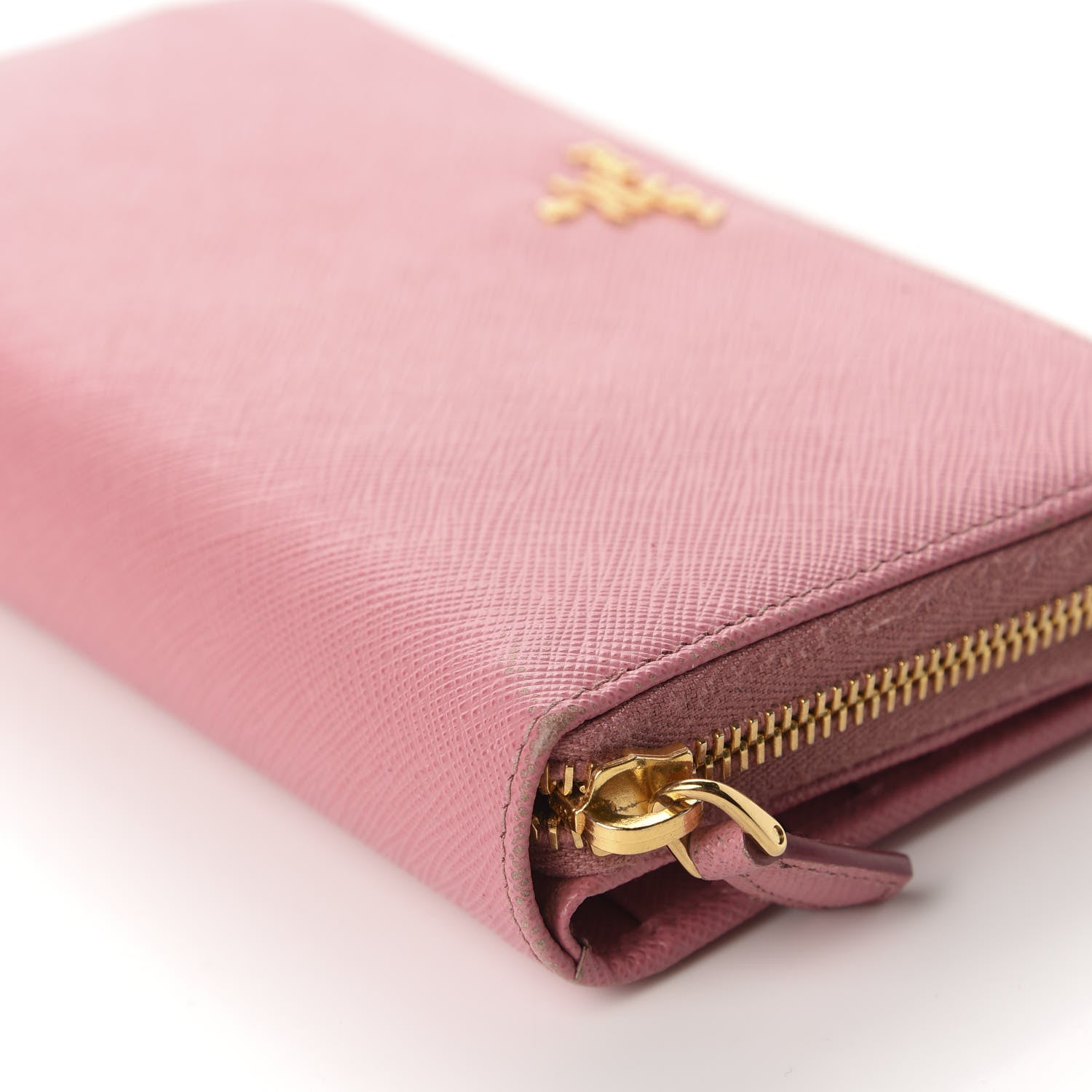 Prada Saffiano Continental Flap Wallet Petalo 8 of 14