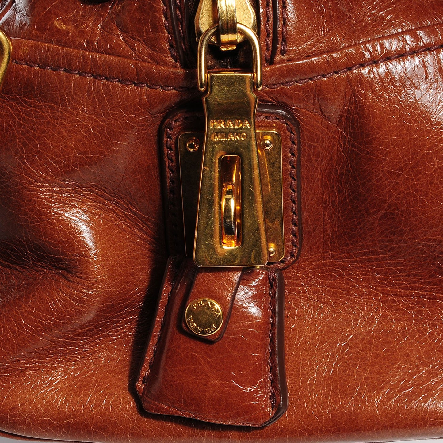 Vitello Shine Tote Palissandro