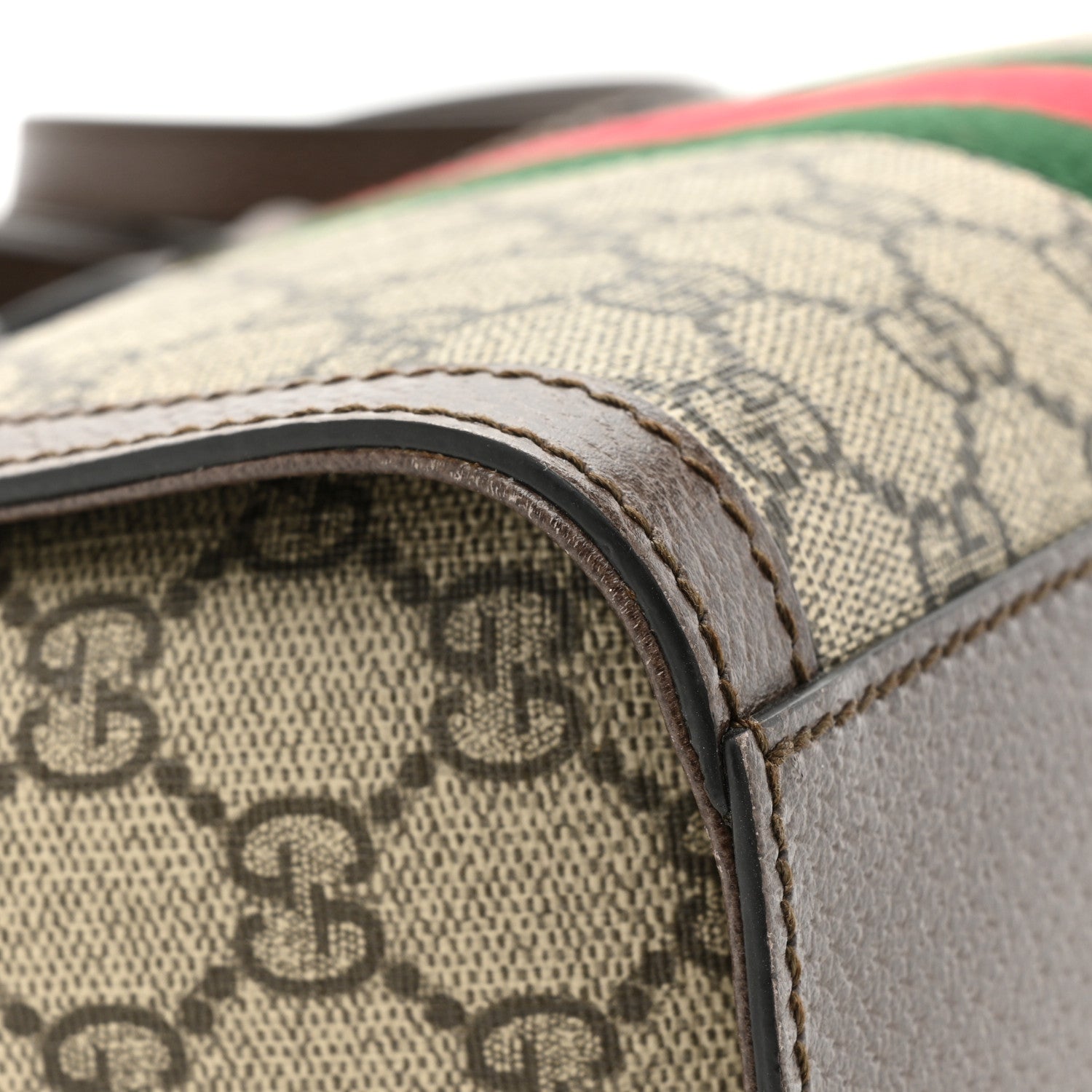 Gucci GG Supreme Monogram Small Ophidia Tote Bag Brown 12 of 14