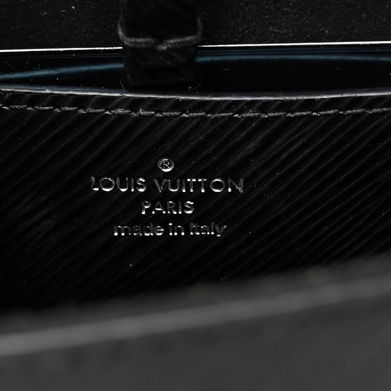 Louis Vuitton Epi Twist Shoulder Bag MM Black 7 of 10