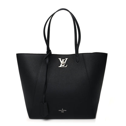 Louis Vuitton Calfskin Lockme Cabas Black 1 of 9