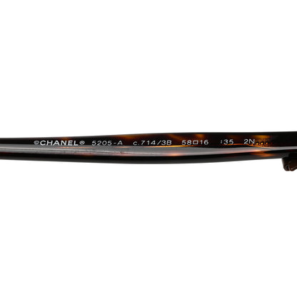 Chanel Acetate CC Bow Sunglasses 5205-A Tortoise 5 of 7
