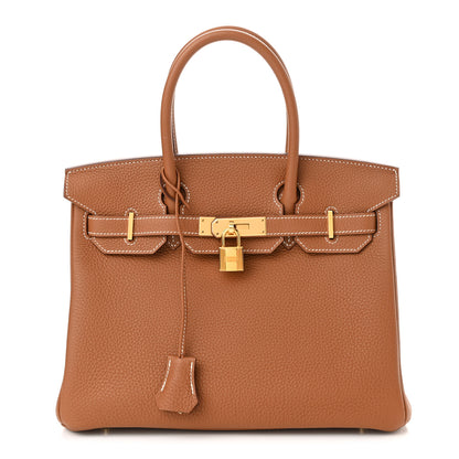Hermes Togo Birkin 30 Gold 1 of 15