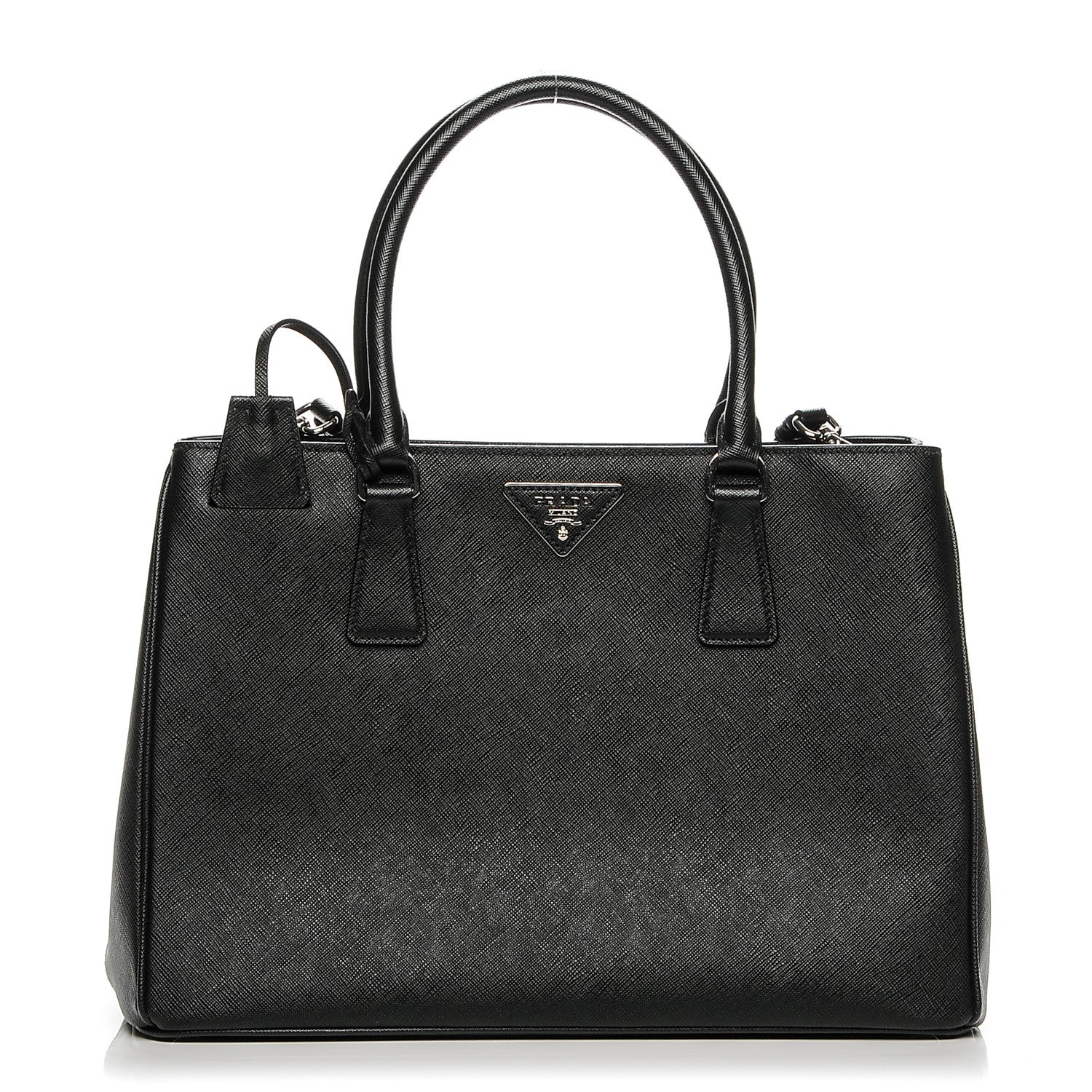 Prada Saffiano Lux Small Tote Nero Black 1 of 6