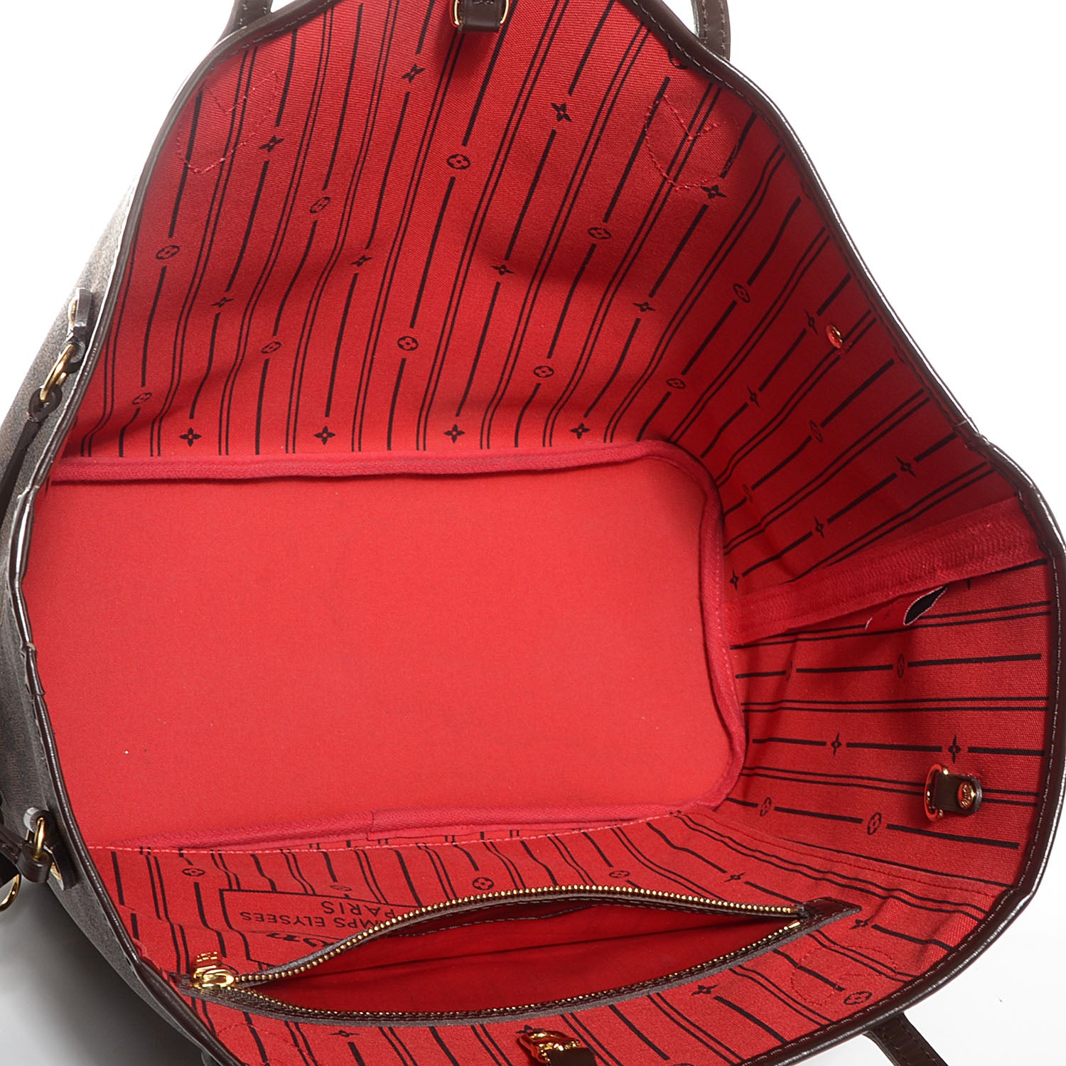 Louis Vuitton Damier Ebene Neverfull MM 5 of 8