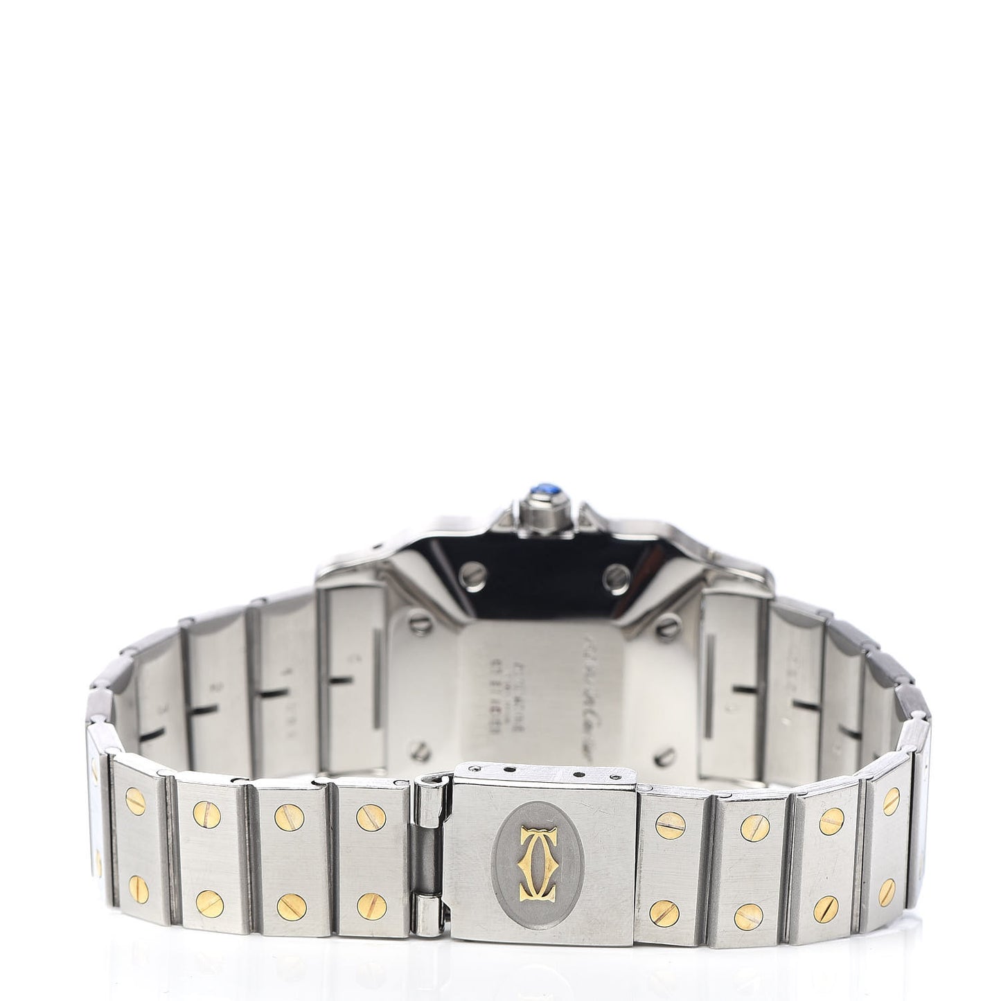Stainless Steel 18K Yellow Gold 29mm Santos De Cartier Galbee Automatic Watch