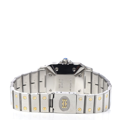 Cartier Stainless Steel 18K Yellow Gold 29mm Santos De Cartier Galbee Automatic Watch 4 of 6