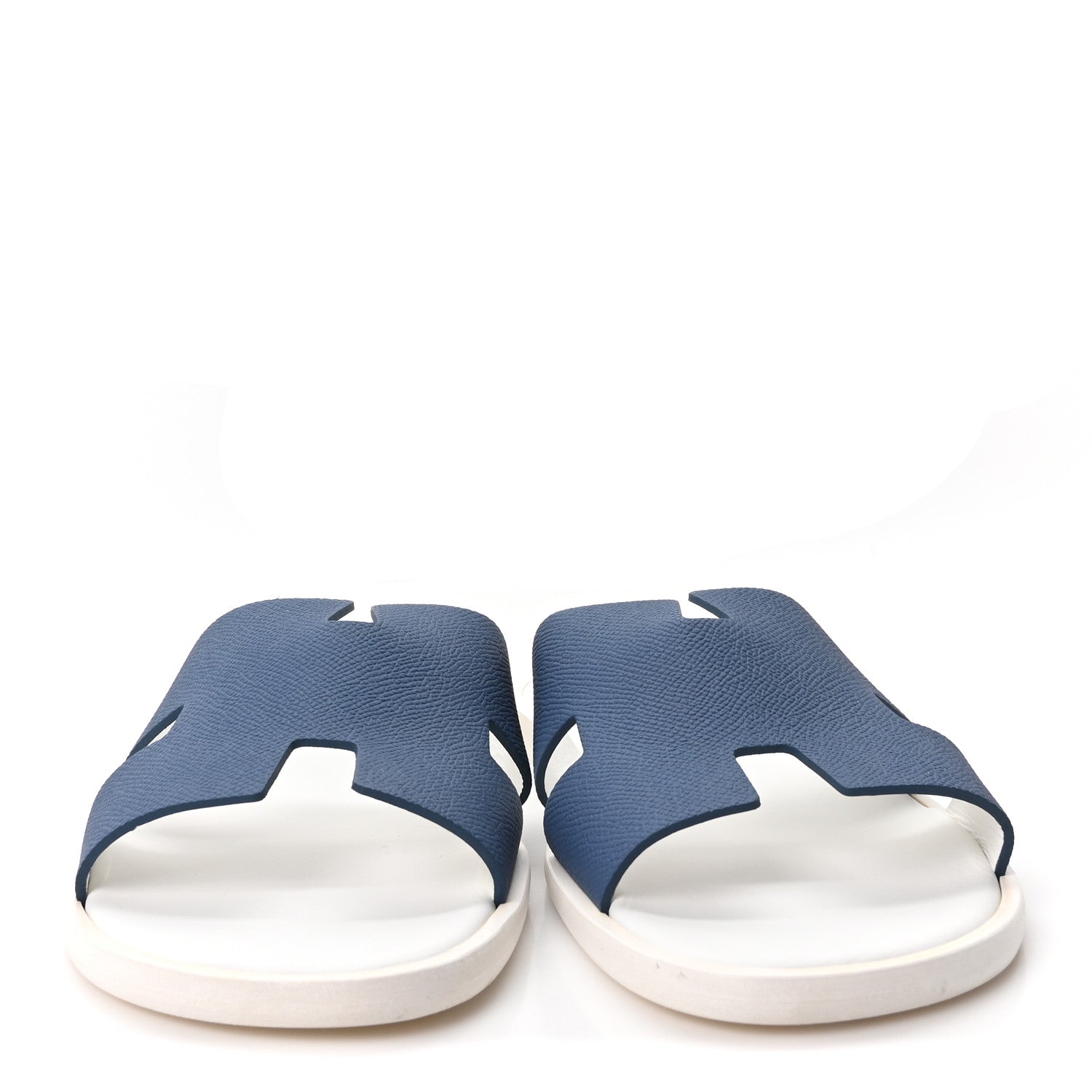 Hermes Epsom Mens Izmir Sandals 42.5 Ocean 3 of 10