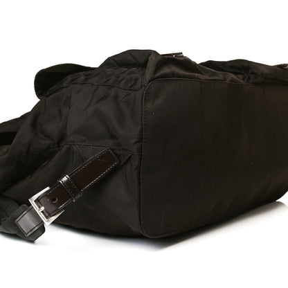 Prada Nylon Vela Medium Backpack Dark Brown 8 of 15