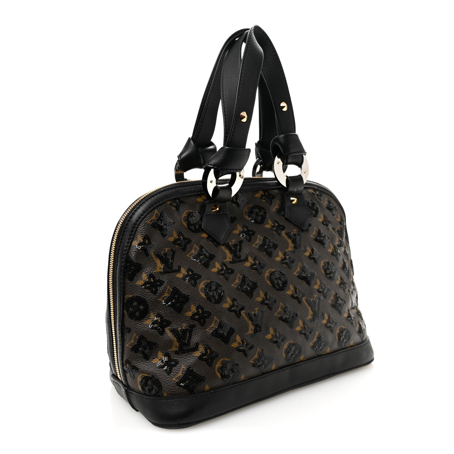 Louis Vuitton Monogram Sequins Eclipse Alma Black 3 of 9