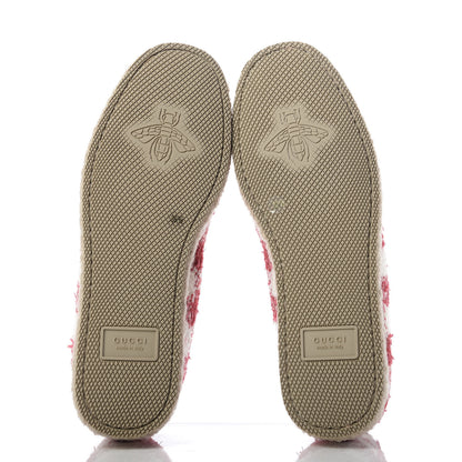 Gucci Wool Tweed Checkered Womens Fria Horsebit Loafers 38.5 Red 5 of 9