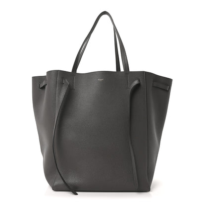 Celine Soft Grained Calfskin Medium Belt Cabas Medium Grey 1 of 10