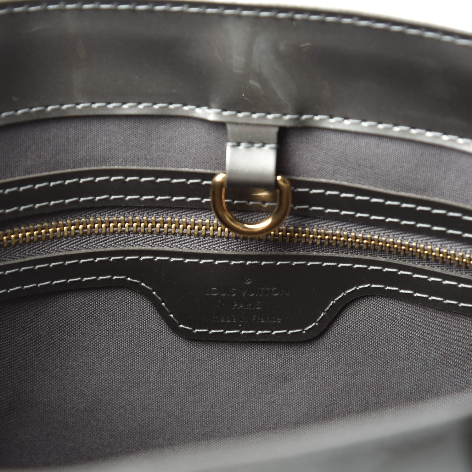 Louis Vuitton Vernis Wilshire PM Gris Art Deco 8 of 9