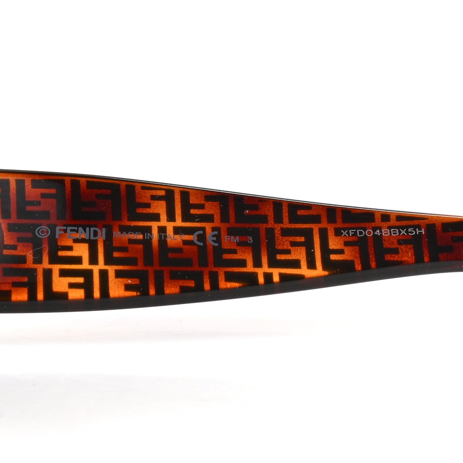 Fendi Acetate F is Fendi FF 51mm Cat Eye Sunglasses 0327/S Tortoise Camouflage 6 of 6