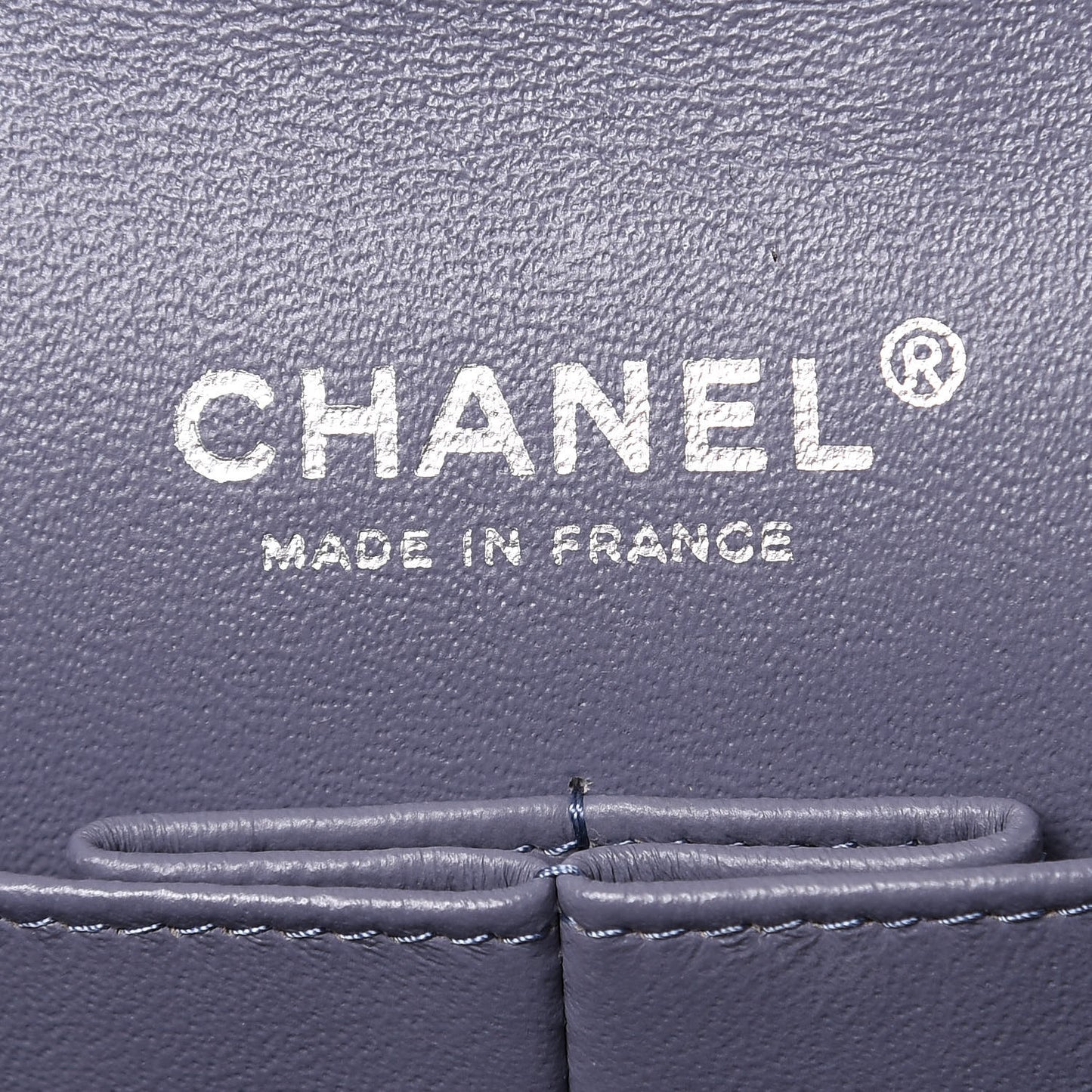 Lambskin Quilted Medium Double Flap Light Purple