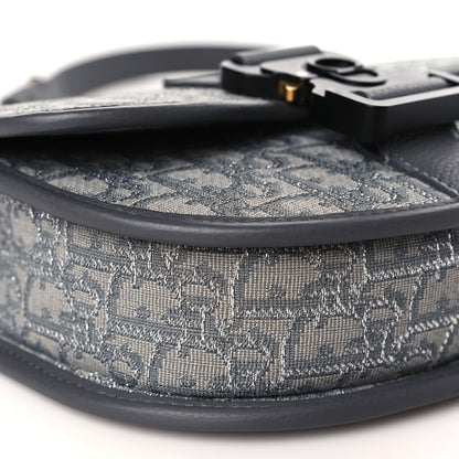 Christian Dior Oblique Grained Calfskin Mini Gallop Bag With Strap Grey 7 of 8