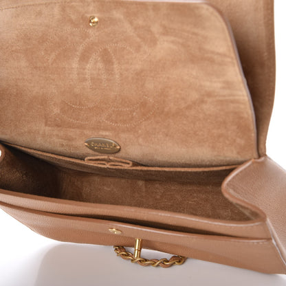 Chanel Grained Calfskin Jumbo Classic Pure Double Flap Beige 5 of 10