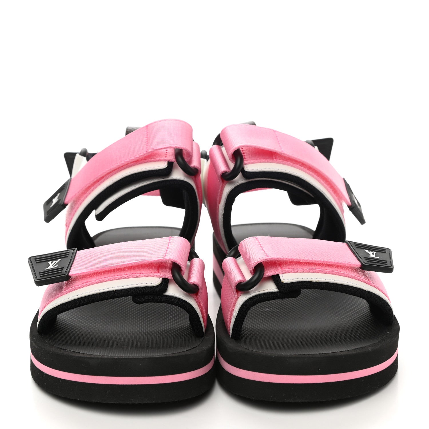 Louis Vuitton Monogram Flat Arcade Sandals 37 Pink 2 of 8