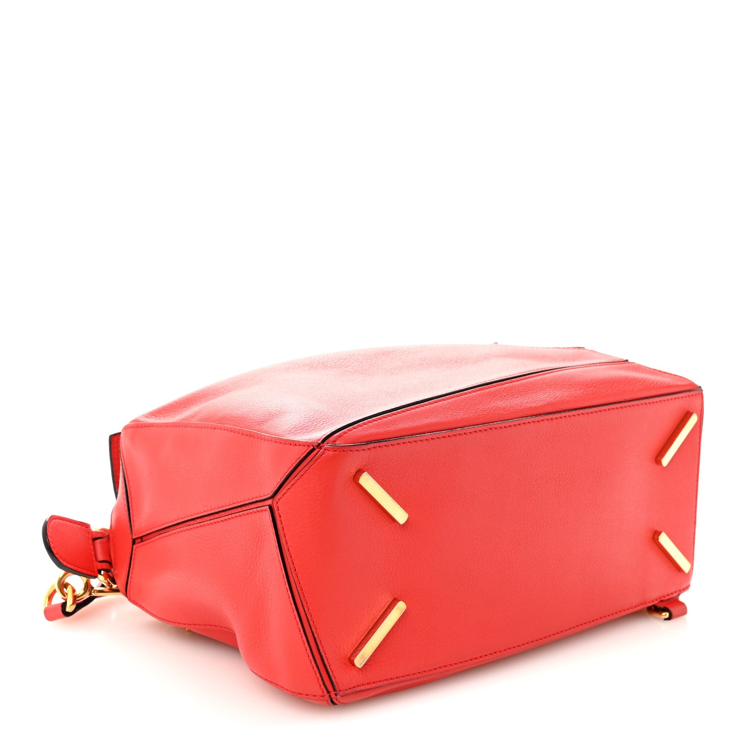 Loewe Calfskin Medium Puzzle Bag Scarlet 1867079 – FASHIONPHILE