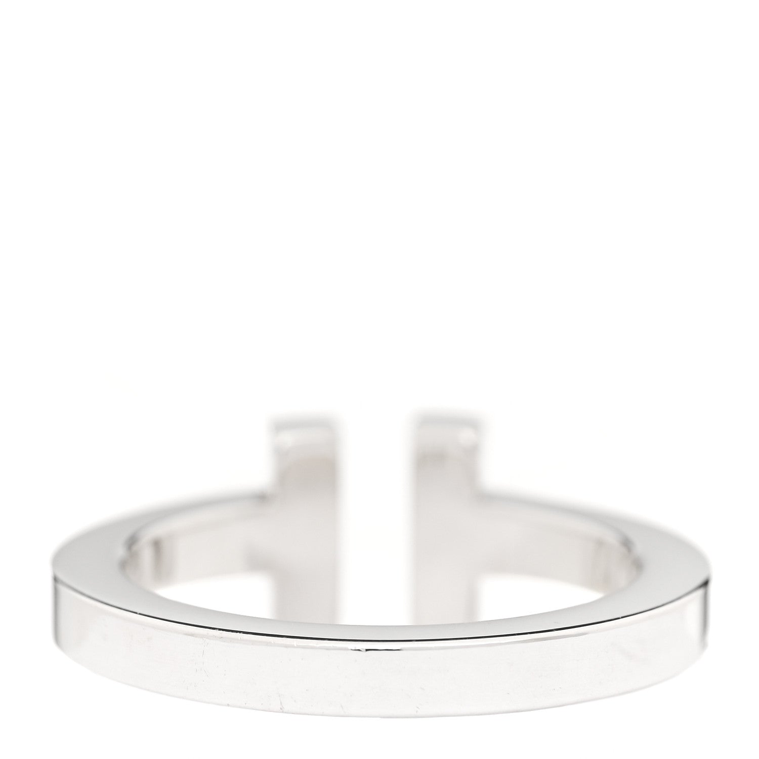 Tiffany Sterling Silver T Square Ring 53 6.5 3 of 4