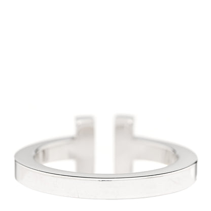 Tiffany Sterling Silver T Square Ring 53 6.5 3 of 4