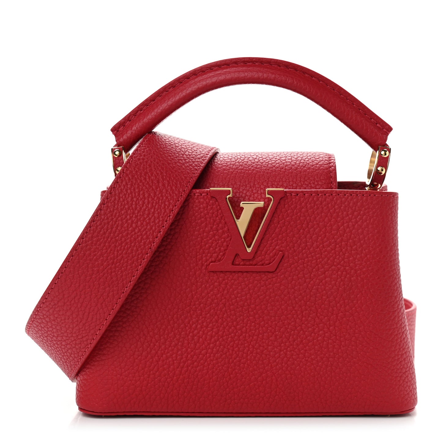 Taurillon Mini Capucines Scarlet