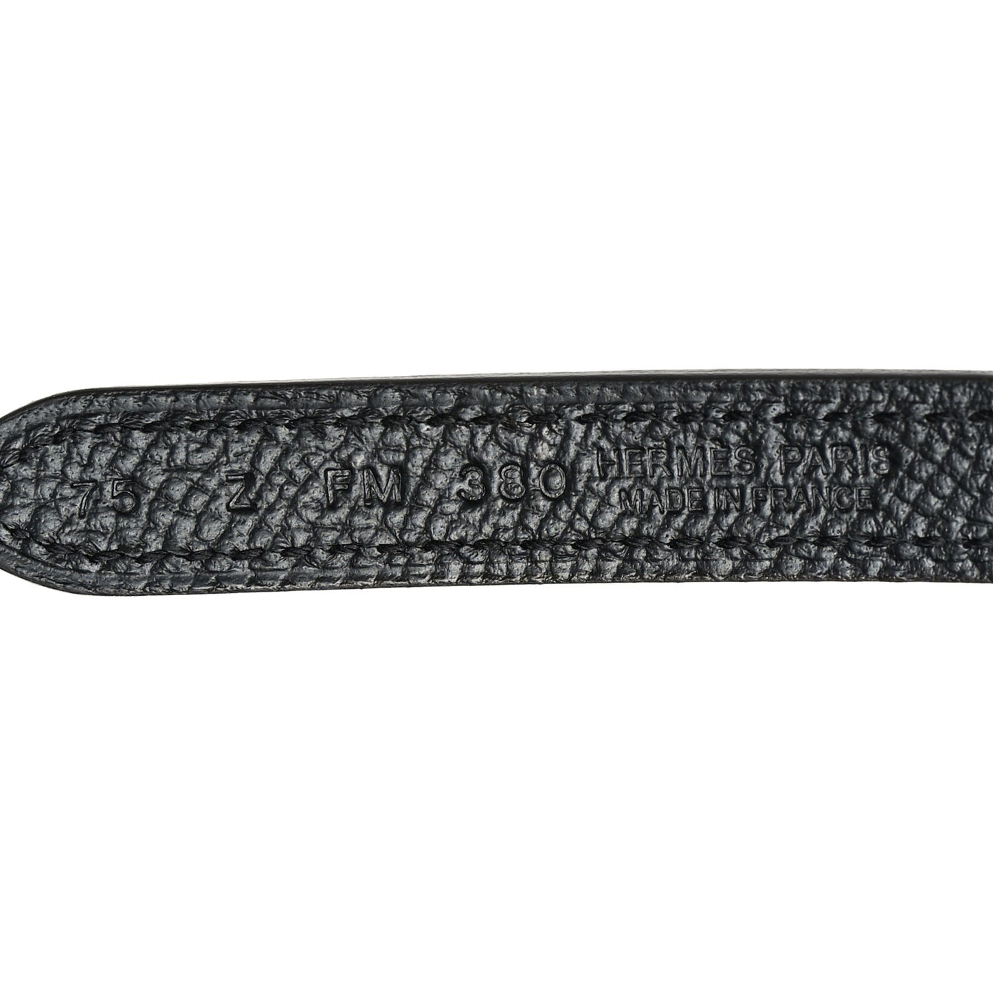 Swift Epsom Carrousel 13mm Belt 75 Craie Black