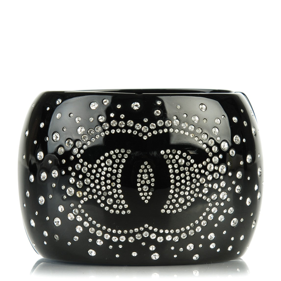 Resin Crystal CC Cuff Black