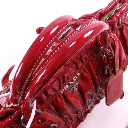 Prada Vernice Dressy Gaufre Red 5 of 11