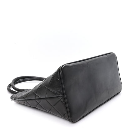 Chanel Lambskin Quilted Medallion Tote Black Black 3 of 12