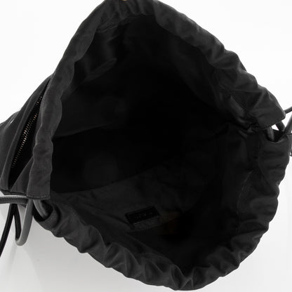 Givenchy Nylon Stars and Stripes Drawstring Backpack Black 5 of 7