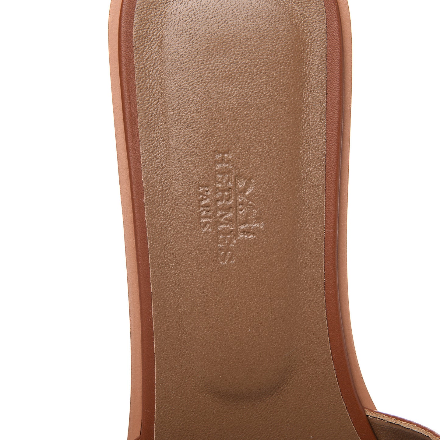 Box Calfskin Oran Sandals 41 Gold