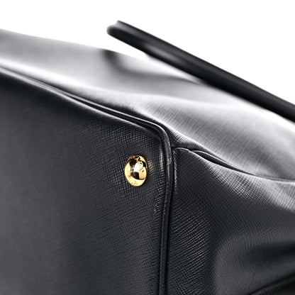 Prada Saffiano Large Galleria Double Zip Tote Black 11 of 11