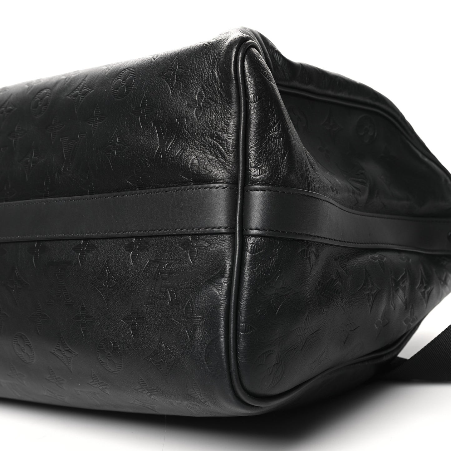 Calfskin Shadow Monogram Mens Speedy Bandouliere 40