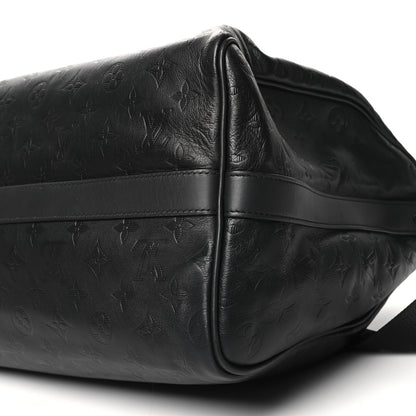 Louis Vuitton Calfskin Shadow Monogram Mens Speedy Bandouliere 40 9 of 9