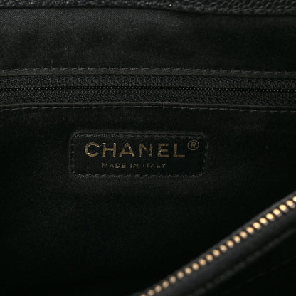 Chanel Caviar Quilted XL Grand Shopping Tote GST Black 8 of 12
