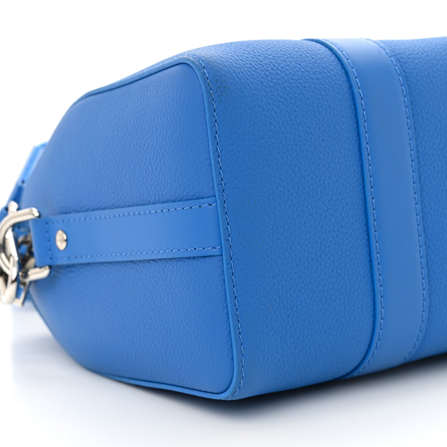 Grained Calfskin Aerogram City Keepall Bright Blue
