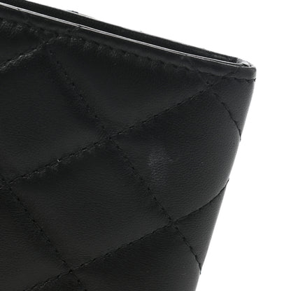 Chanel Lambskin Quilted CC Chic Flap Card Holder Black Gold 16 of 22