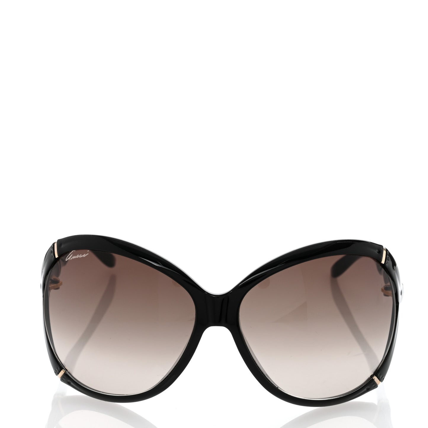 Oversized Oval Bamboo Sunglasses 3509/S Black