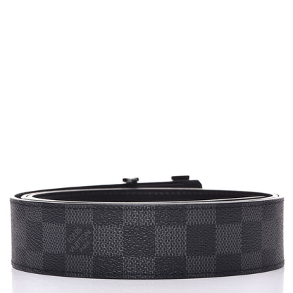 Louis Vuitton Damier Graphite 40mm LV Initiales Belt 110 44 3 of 8