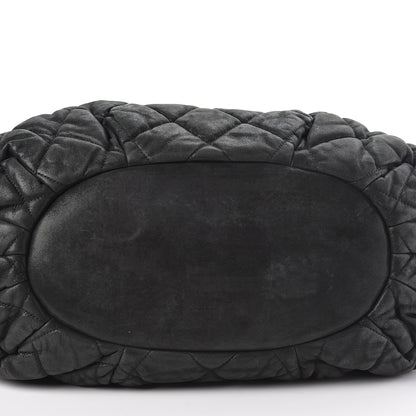 Chanel Iridescent Calfskin Quilted Large In The Mix Tote Black 11 of 11
