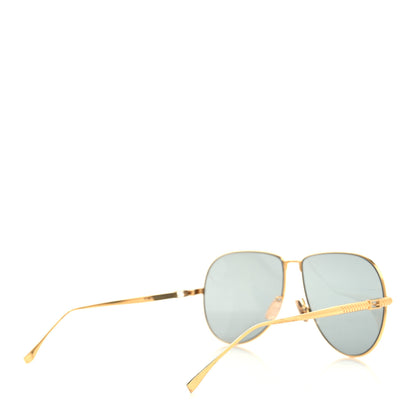 Fendi Metal Aviator Sunglasses FF 0437/S Gold 4 of 7