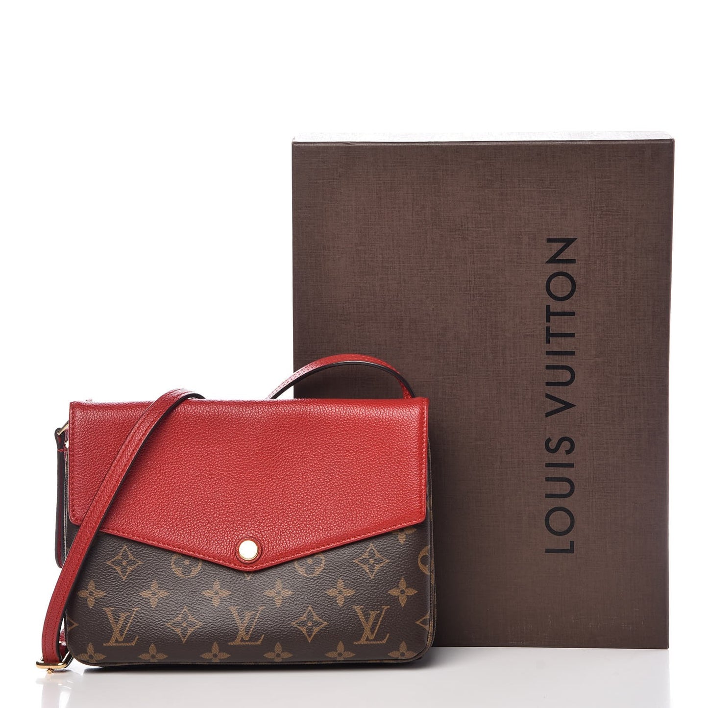 Monogram Twice Pochette Cherry