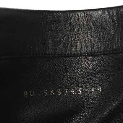 Saint Laurent Calfskin Opyum Ankle Boots 39 Black 6 of 7