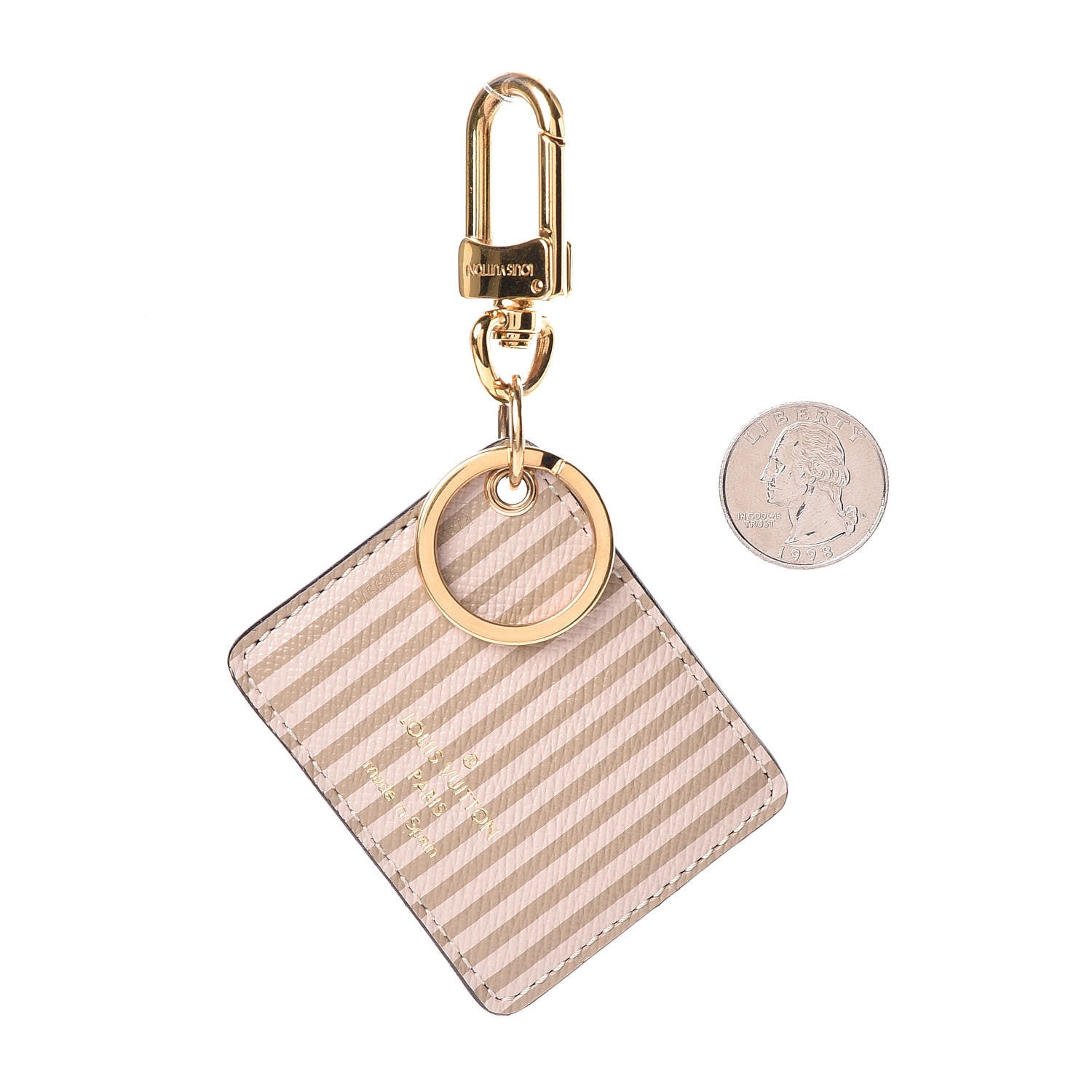 Louis Vuitton Damier Ebene Illustre Trunk Key Holder Beige 2 of 3