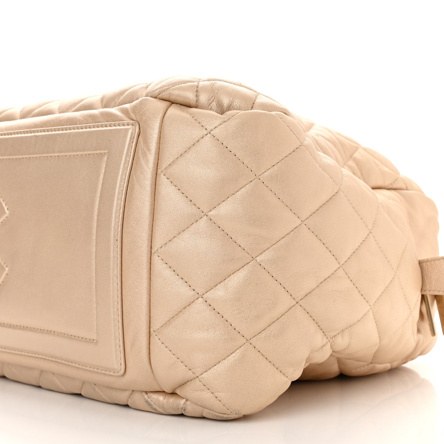 Lambskin COCO Cocoon Bowler Light Gold