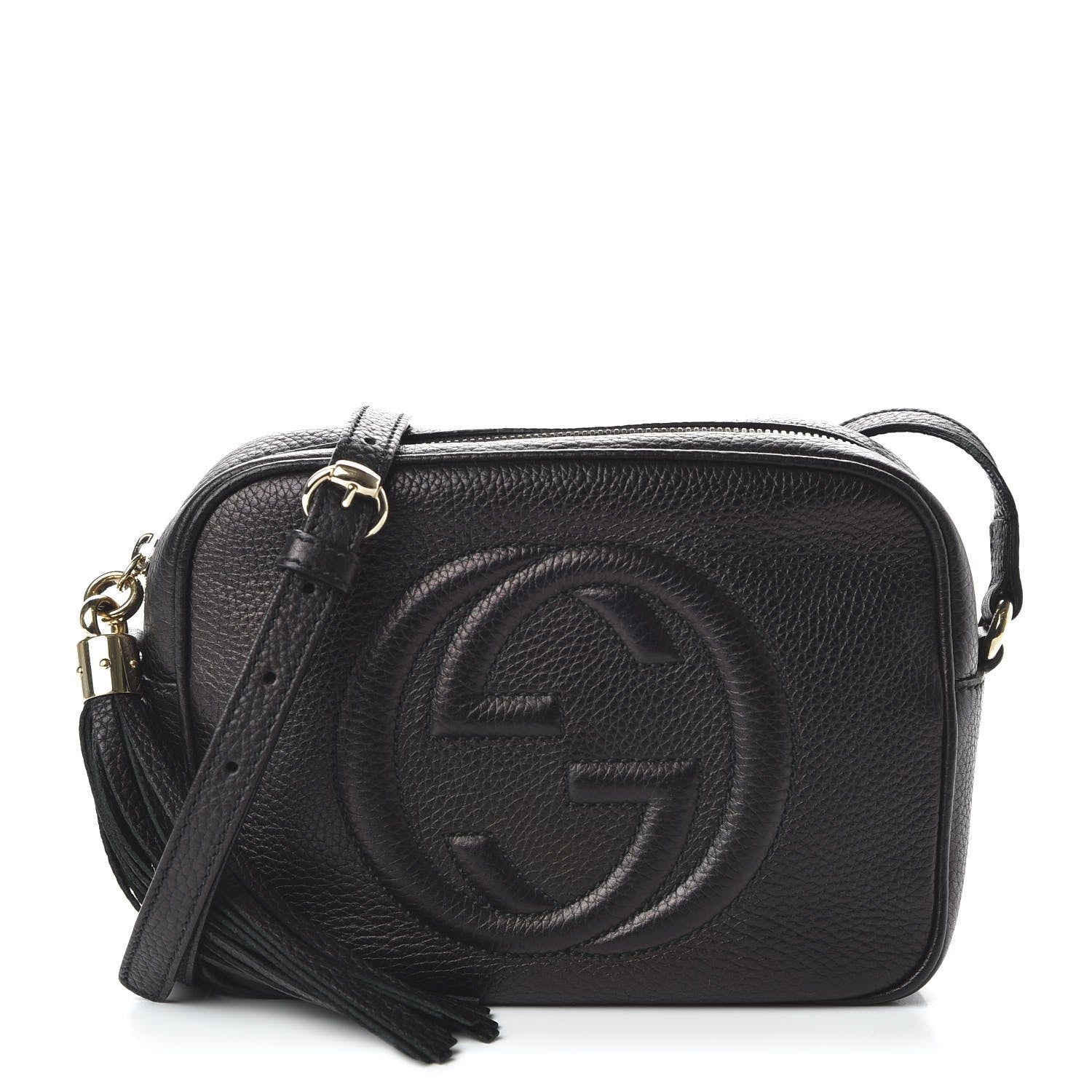 Gucci Pebbled Calfskin Small Soho Disco Bag Black 1 of 10